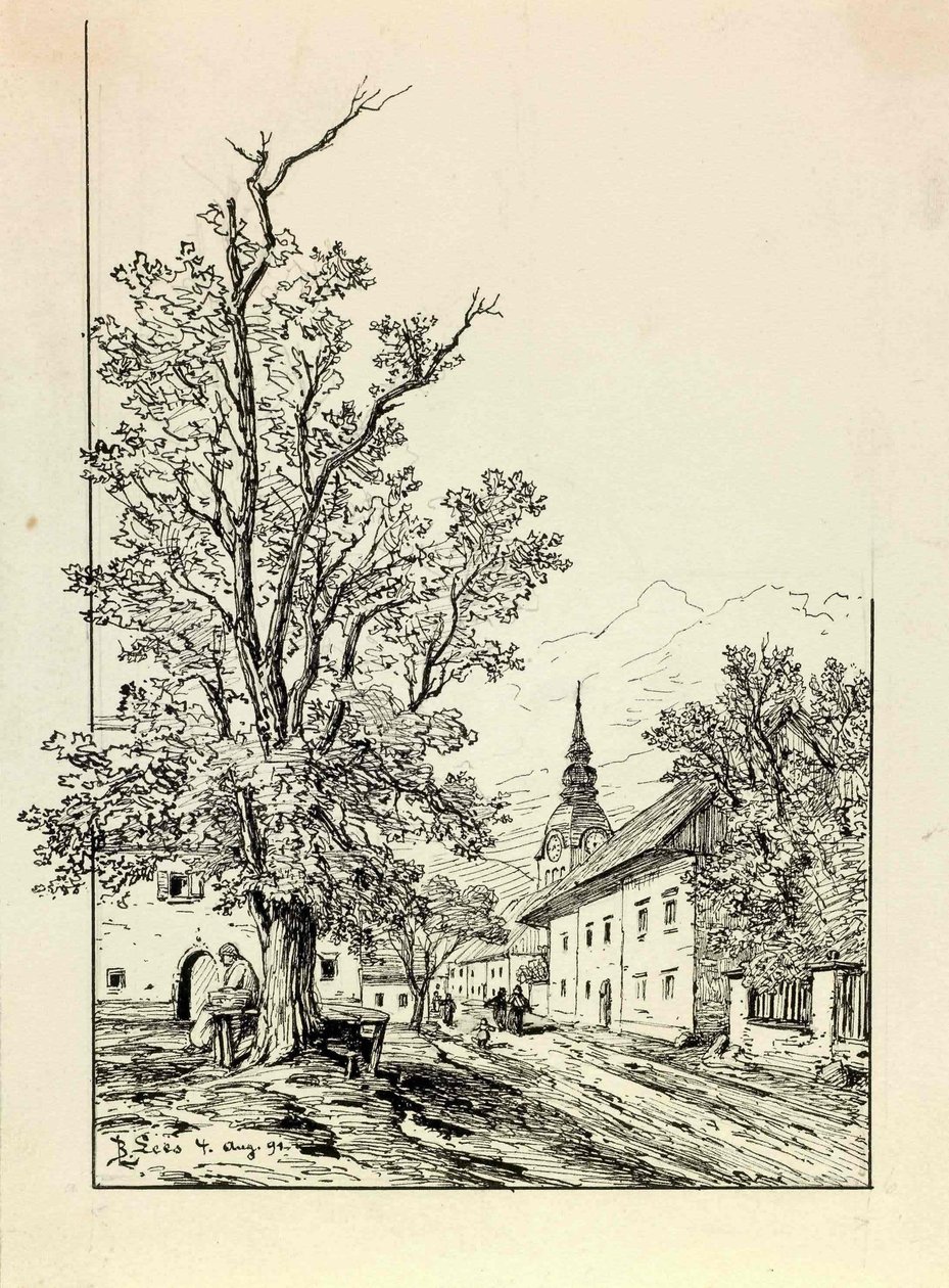 Lesce, lipon marked af Ladislav Benesch
