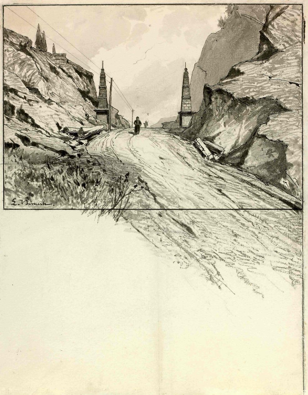 Ljubeljski prelazn af Ladislav Benesch