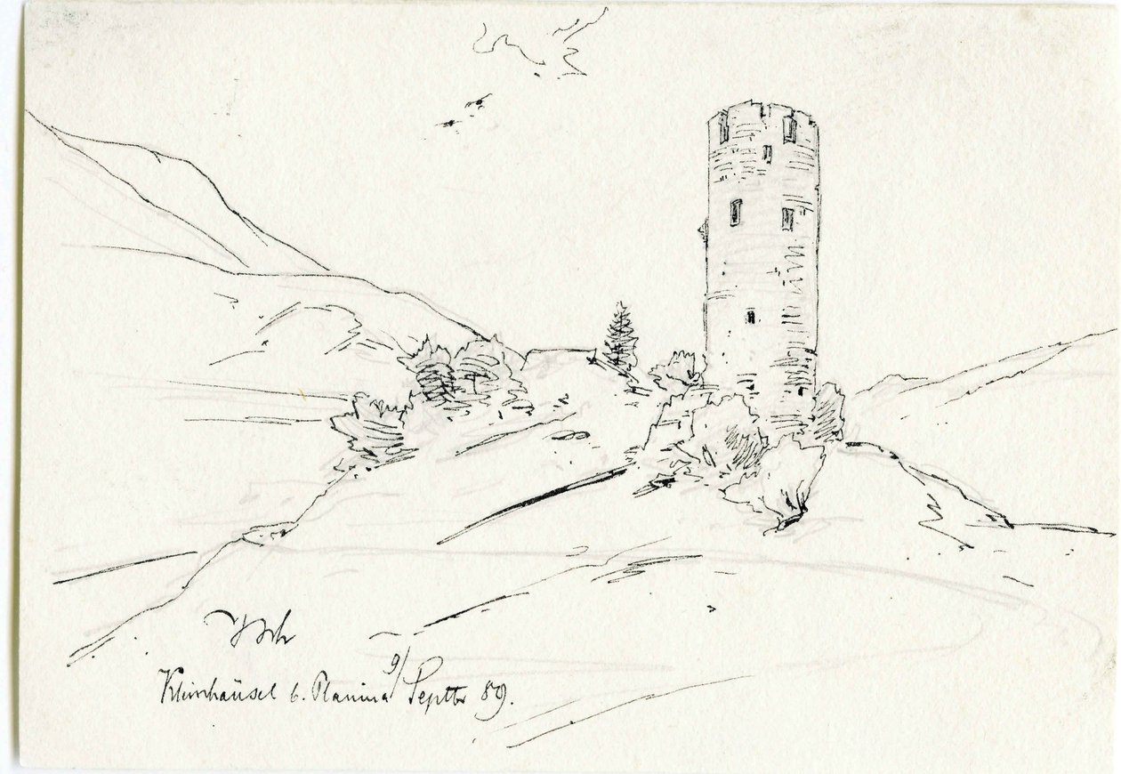  Lille slot ved Planininin af Ladislav Benesch