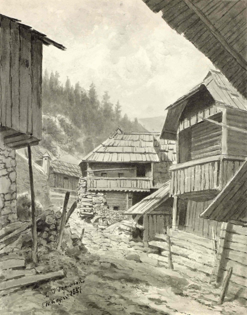 Motiv fra Podkoren YYYN af Ladislav Benesch