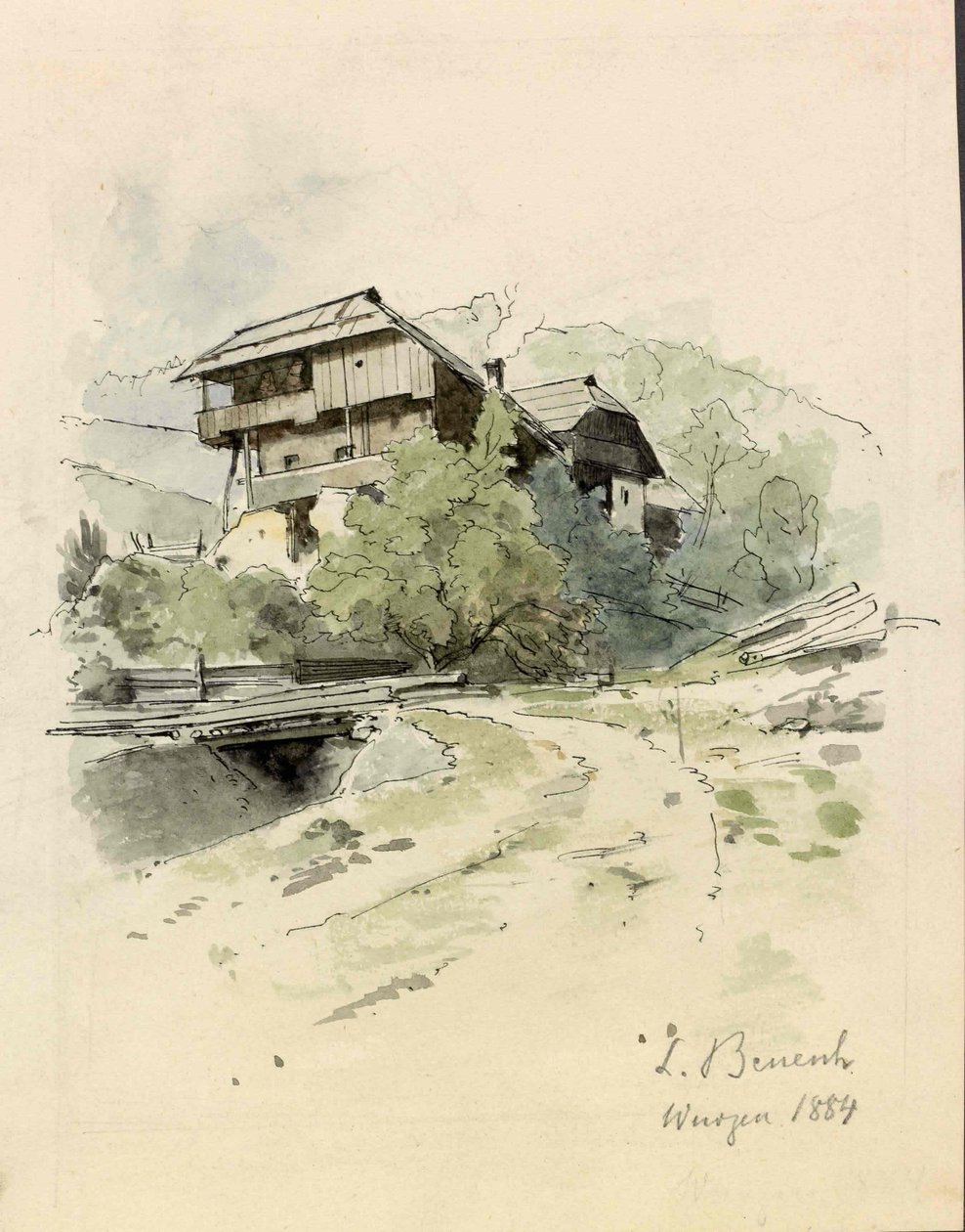 Motiv fra Podkorenan af Ladislav Benesch