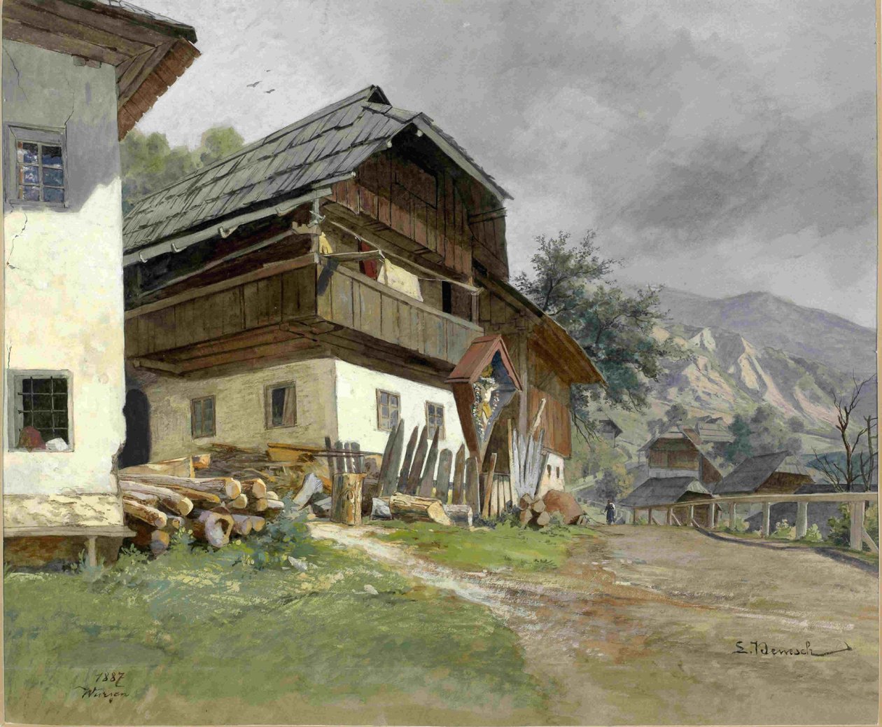 Podkoren-vaski motiv af Ladislav Benesch