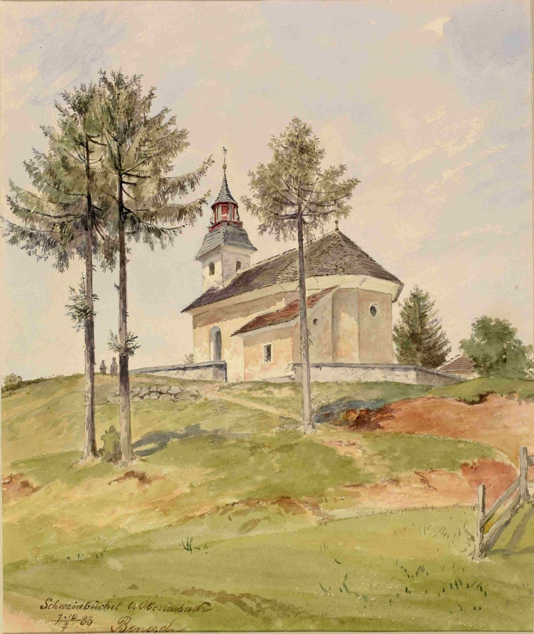 Sinja gorica-kirken i st. Joban af Ladislav Benesch