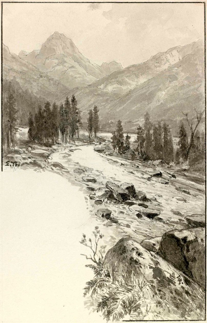 Zajzera med Mangart i baggrunden af Ladislav Benesch