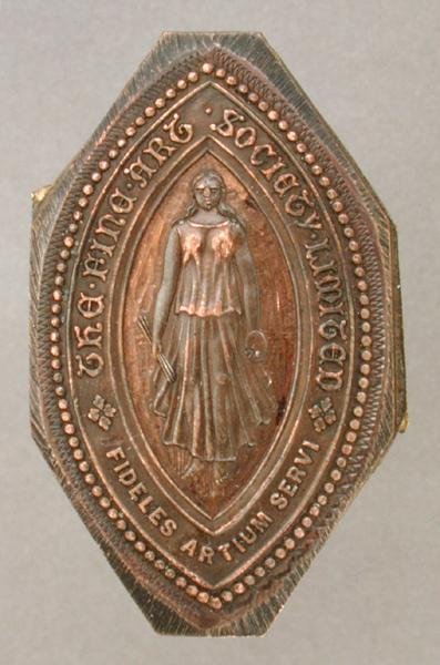 Company Seal of the Fine Art Society (bronze) af Lady  Butler