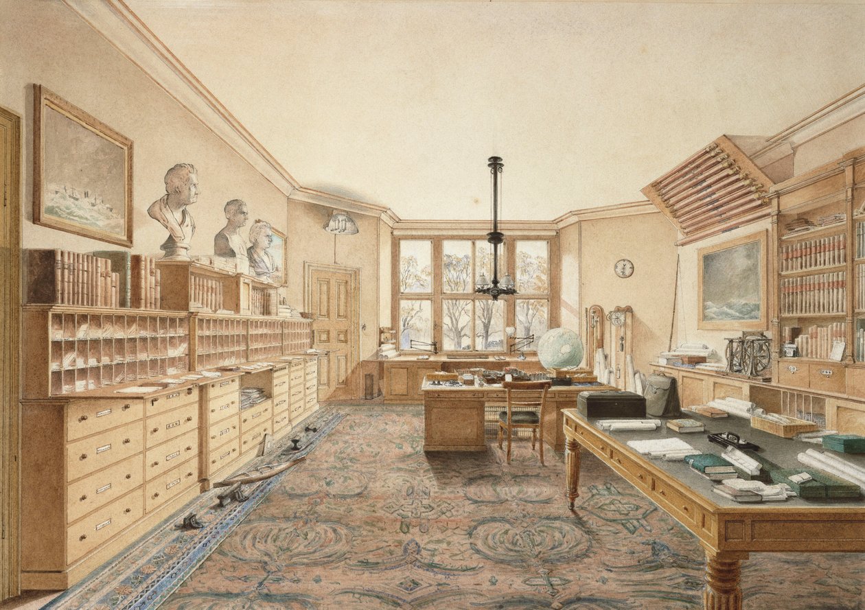 Isambard Kingdom Brunels kontor på 18 Duke Street, Westminster af Lady Carthy
