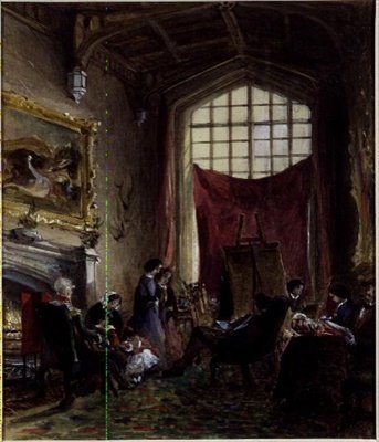 Vores stue, Piccadilly (akvarel) af Lady Honoria Cadogan