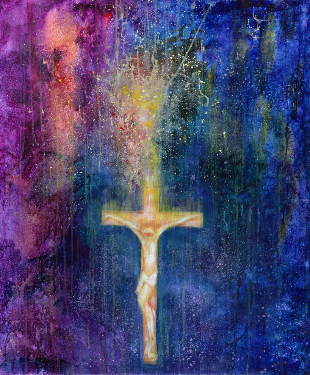 Ascension, 2000 (akryl på lærred) af Laila Shawa