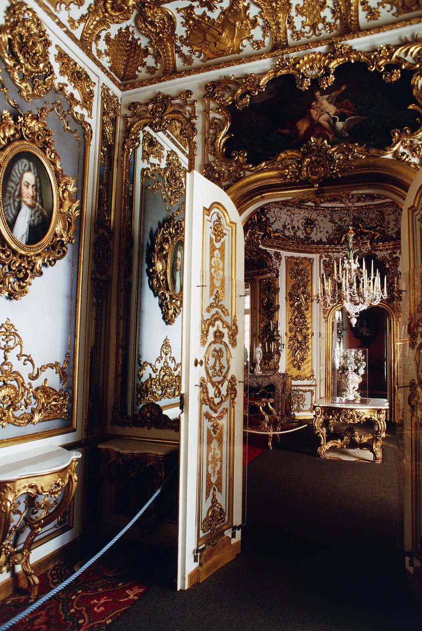 Interiør af Linderhof Palace of Ludwig II af Amadeo (after) Modigliani