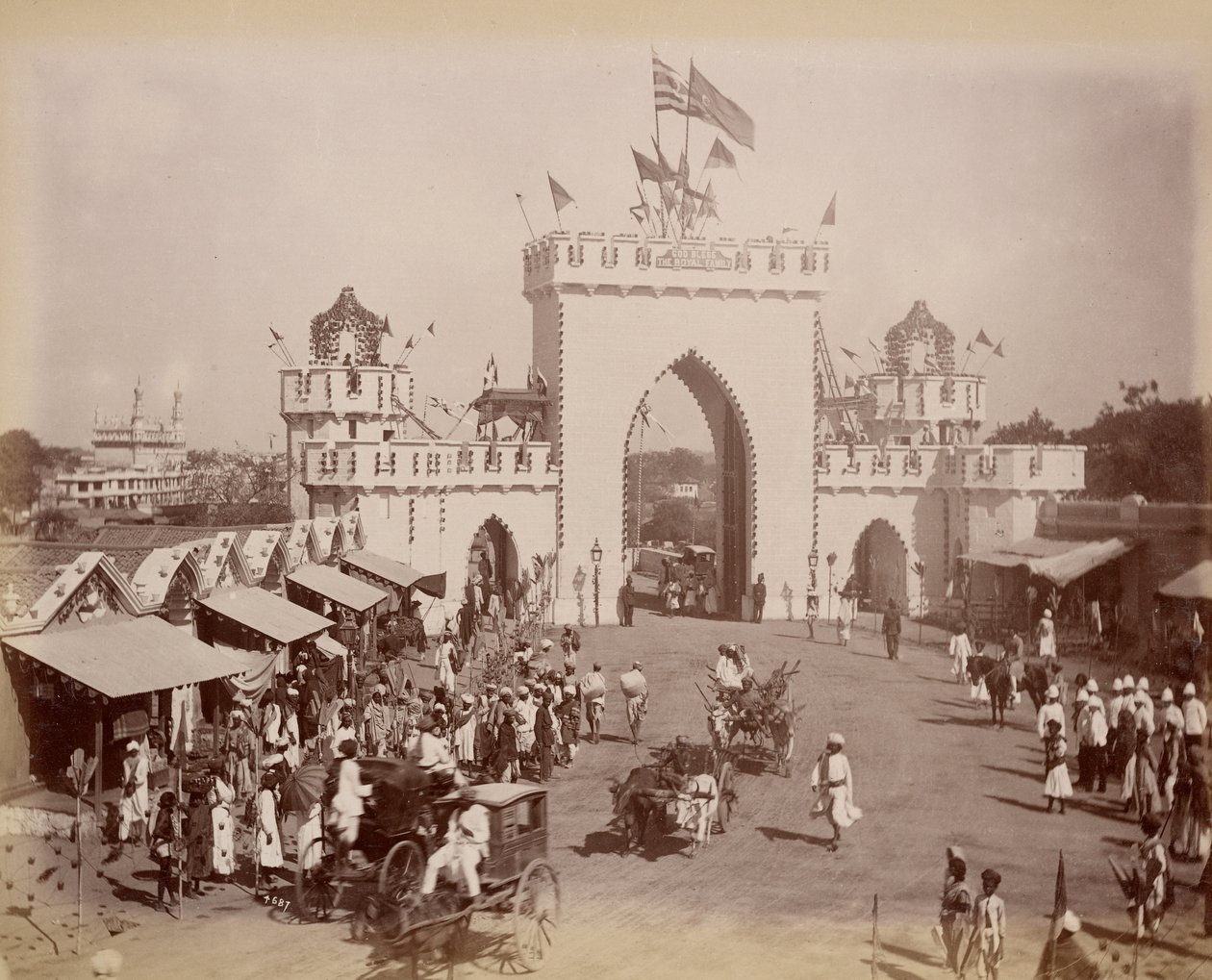 City Gate, Hyderabad af Lala Deen Dayal