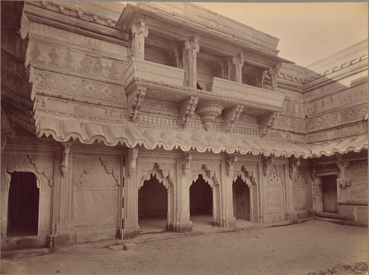 Interiør af Man Mandir, Gwalior af Lala Deen Dayal