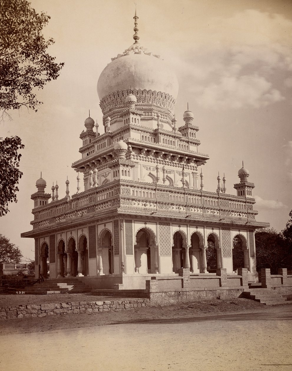 Gravkammer i Secunderabad af Lala Deen Dayal