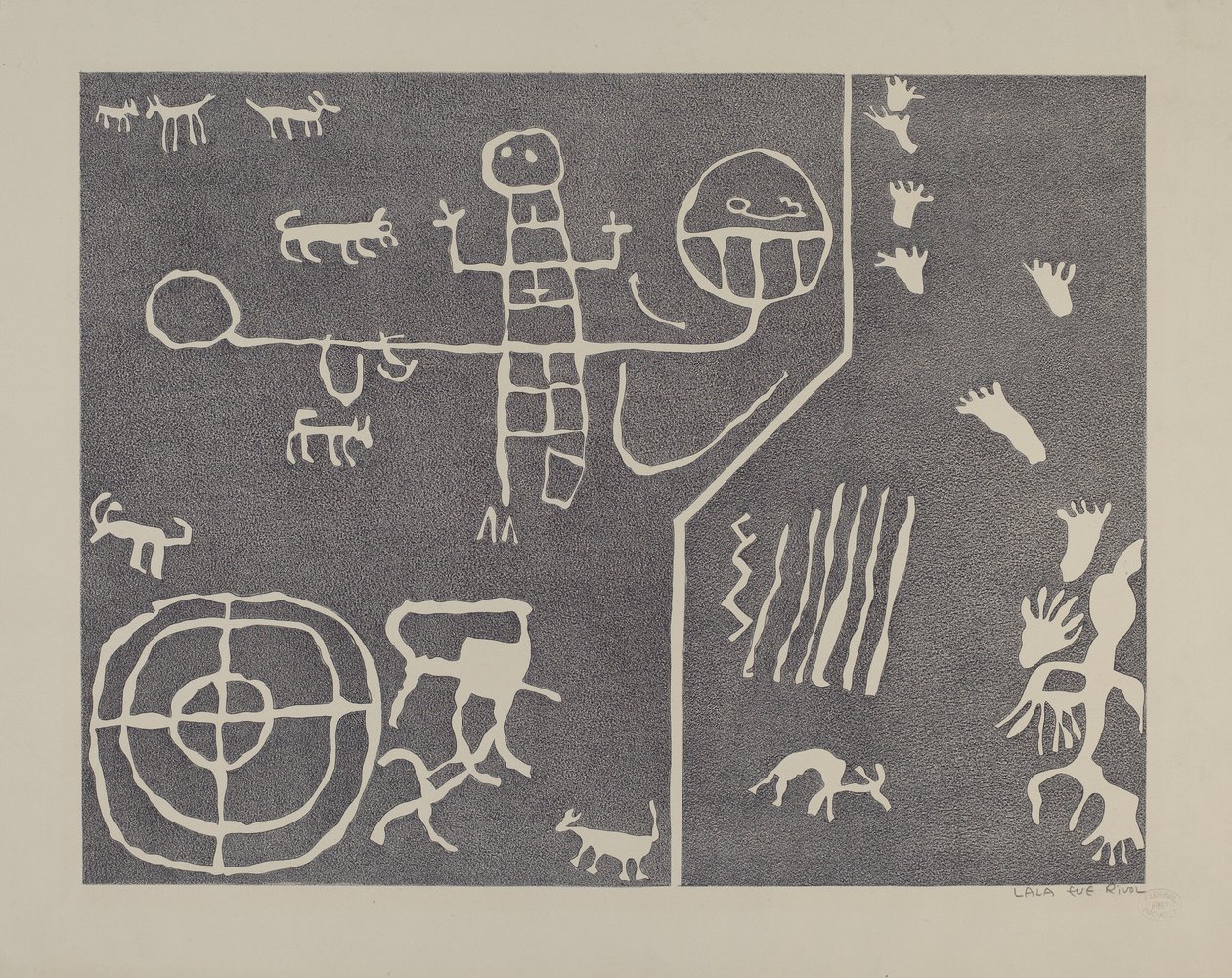 Petroglyffer af Lala Eve Rivol