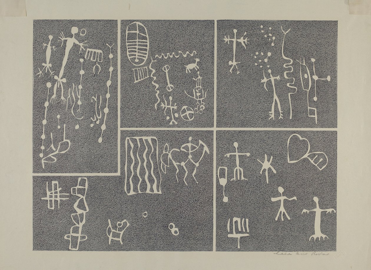 Petroglyffer af Lala Eve Rivol