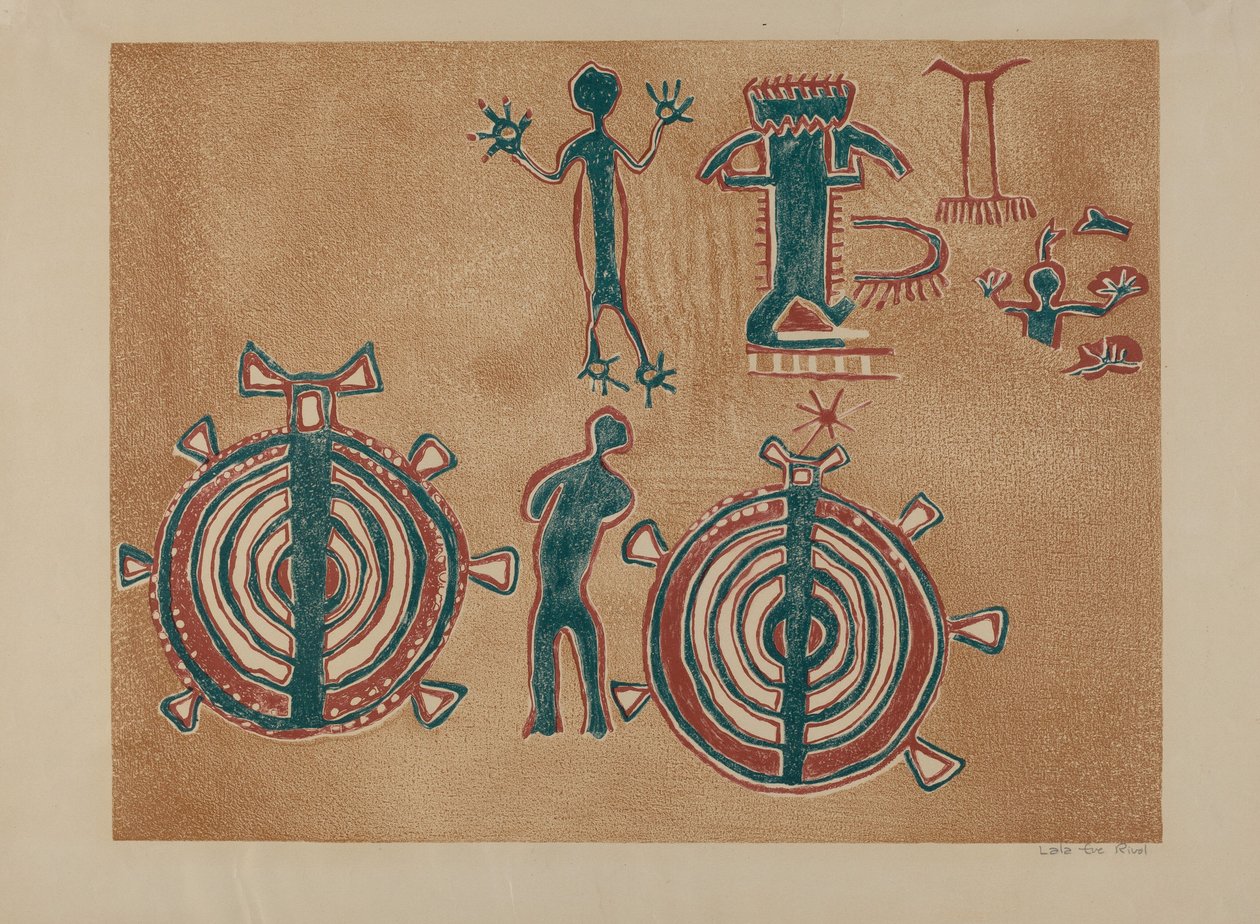 Petroglyph Design af Lala Eve Rivol