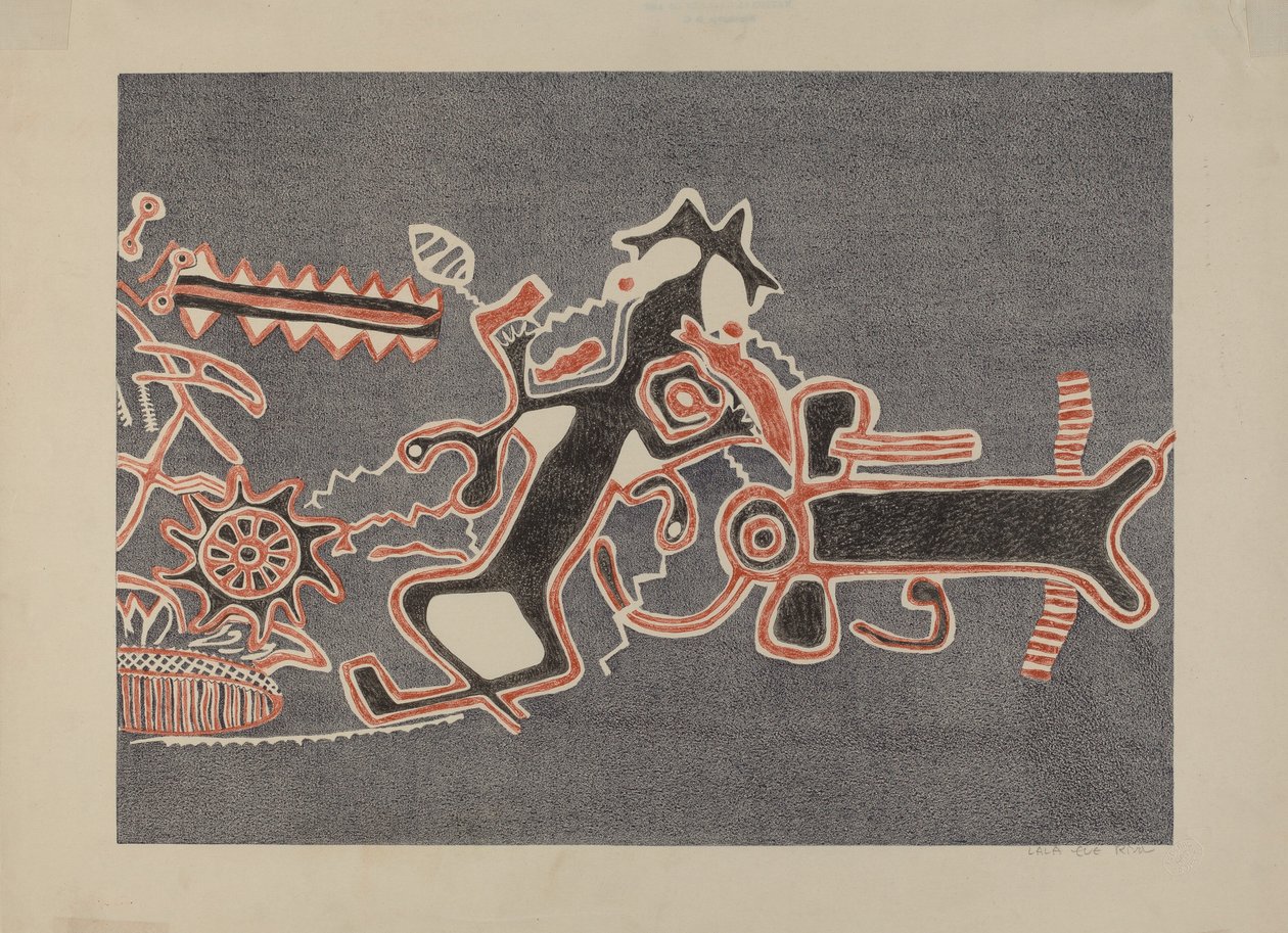 Petroglyph Design af Lala Eve Rivol