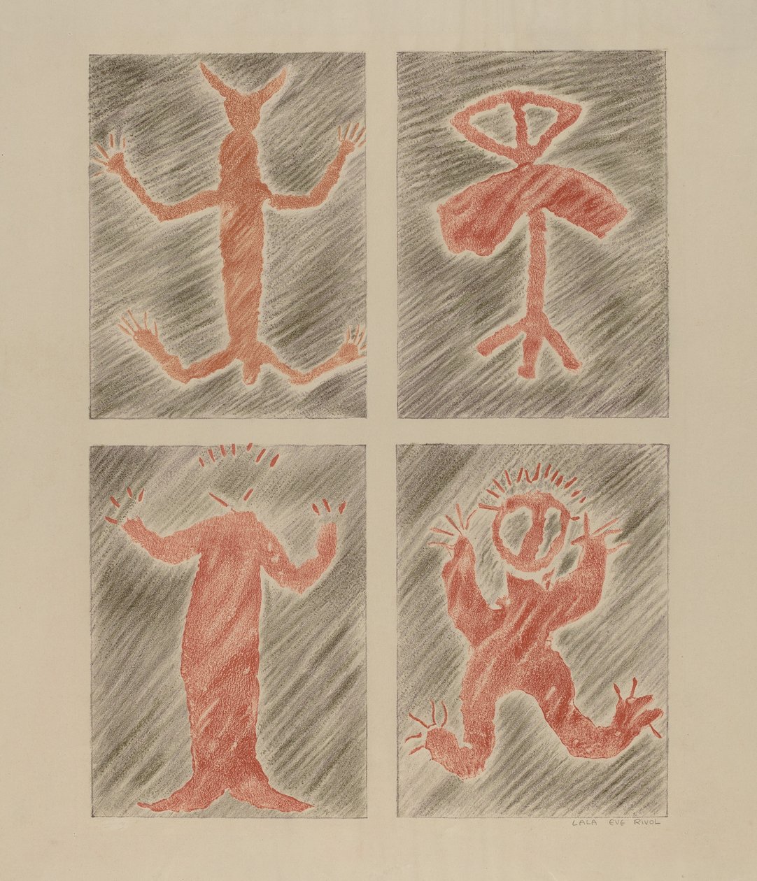 Petroglyph Design af Lala Eve Rivol