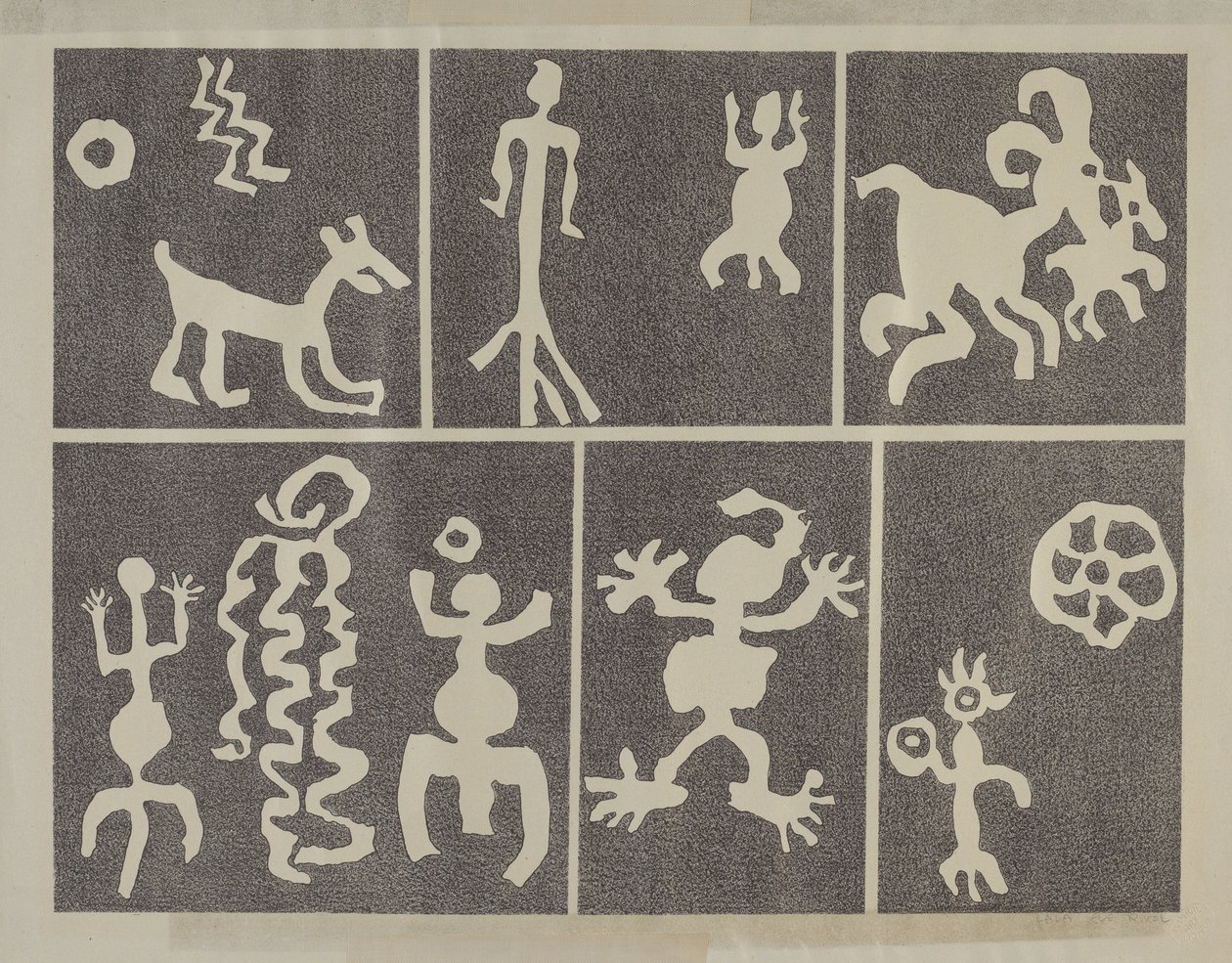 Petroglyph Design af Lala Eve Rivol