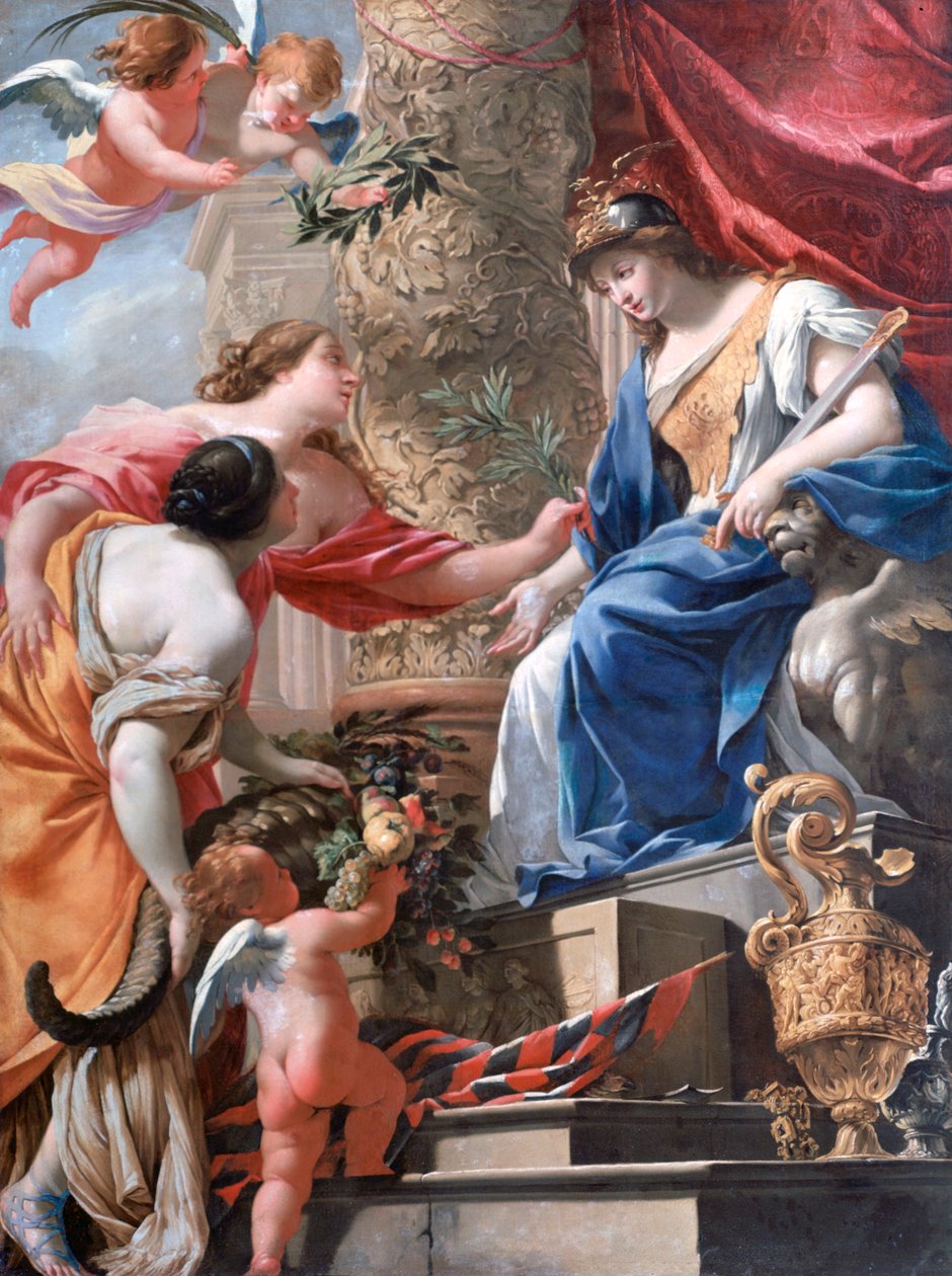 Venus og Amor c 1535-1560 af Lambert Sustris
