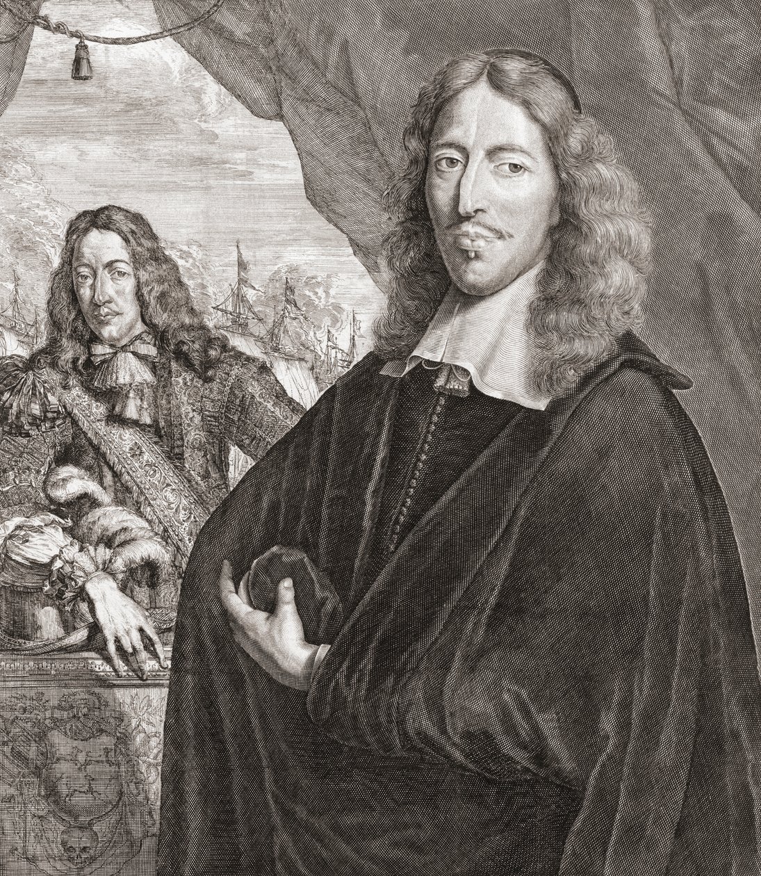 Johan de Witt aka Jan de Witt (th) og hans bror Cornelis de Witt. af Lambert de Visscher