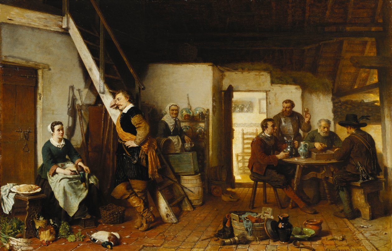 The Cavalier Approach, 1867 af Lambertus Lingeman