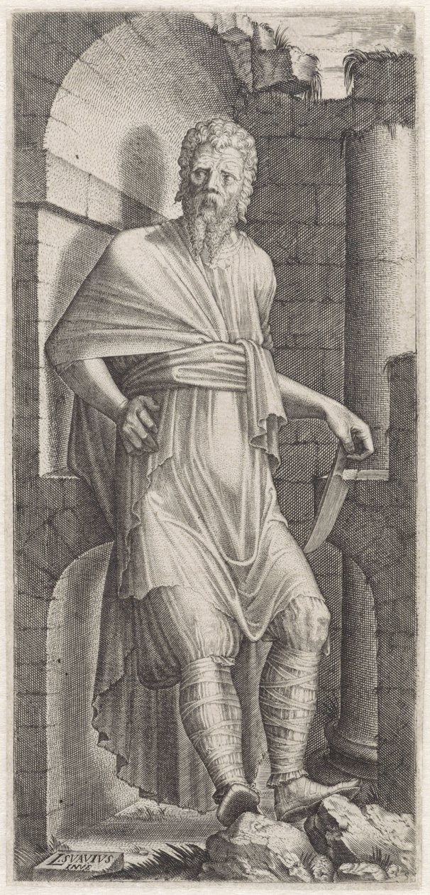 Apostel Bartholomew Kristus, de tolv apostle og Paulus (serietitel) af Lambertus Suavius