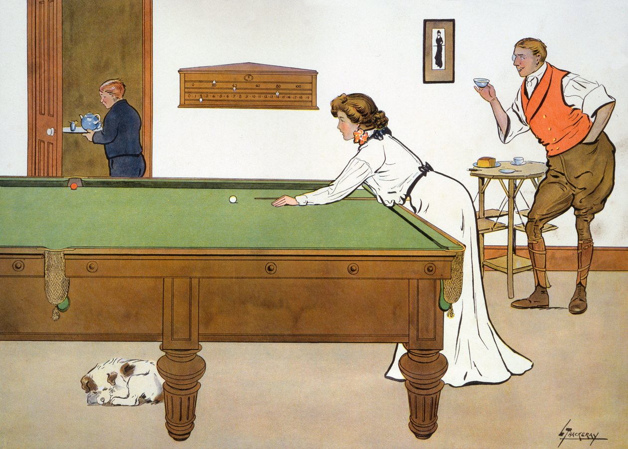 En billardkamp af Lance Thackeray