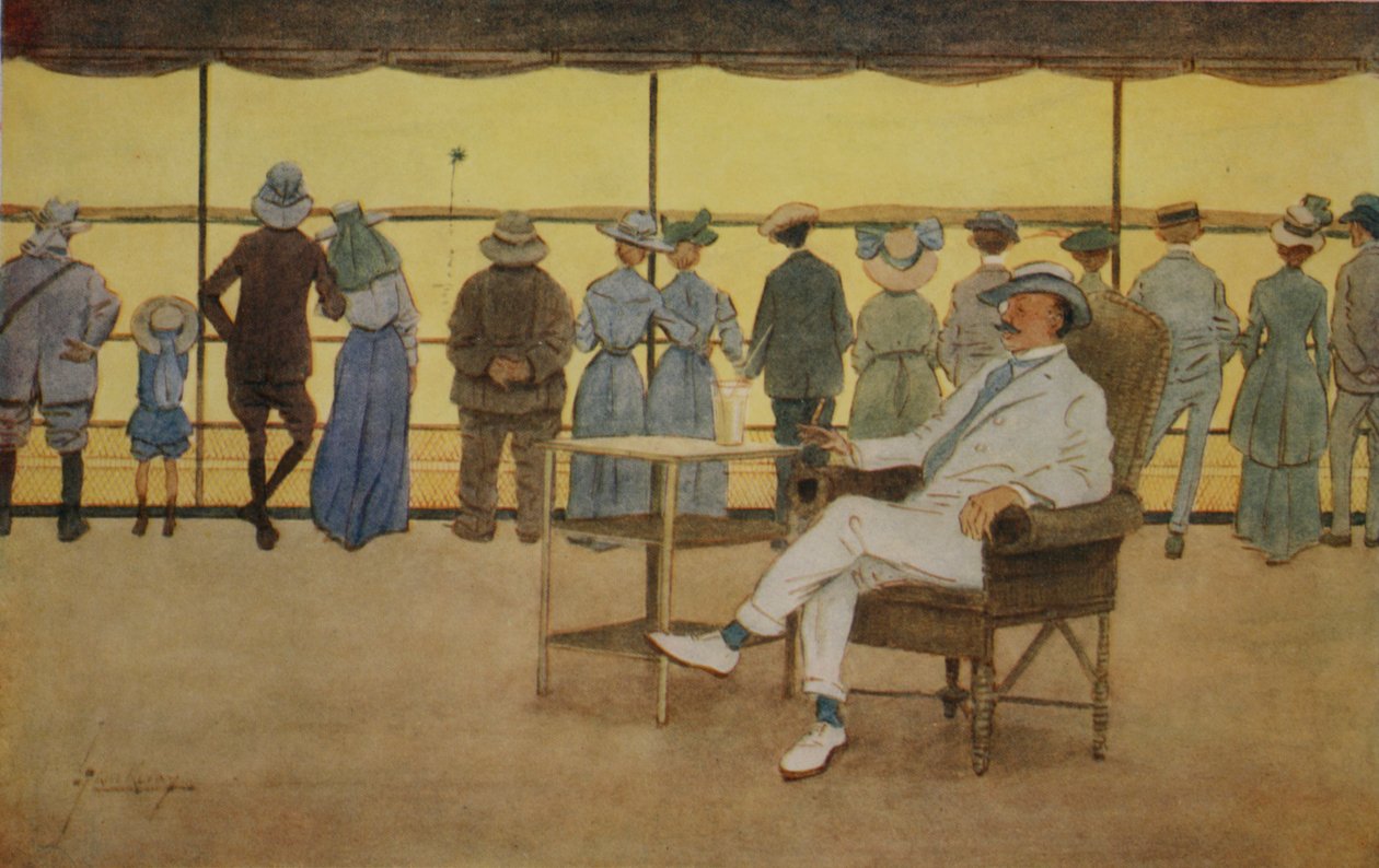 Soltilbederne, fra "The Light Side of Egypt", 1908 af Lance Thackeray