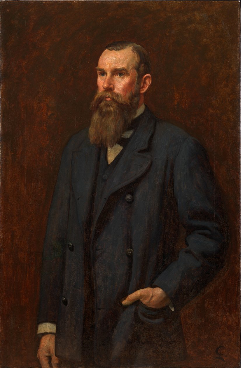 Joseph Sim Earle, ca. 1884 (olie på lærred) af Lance Calkin