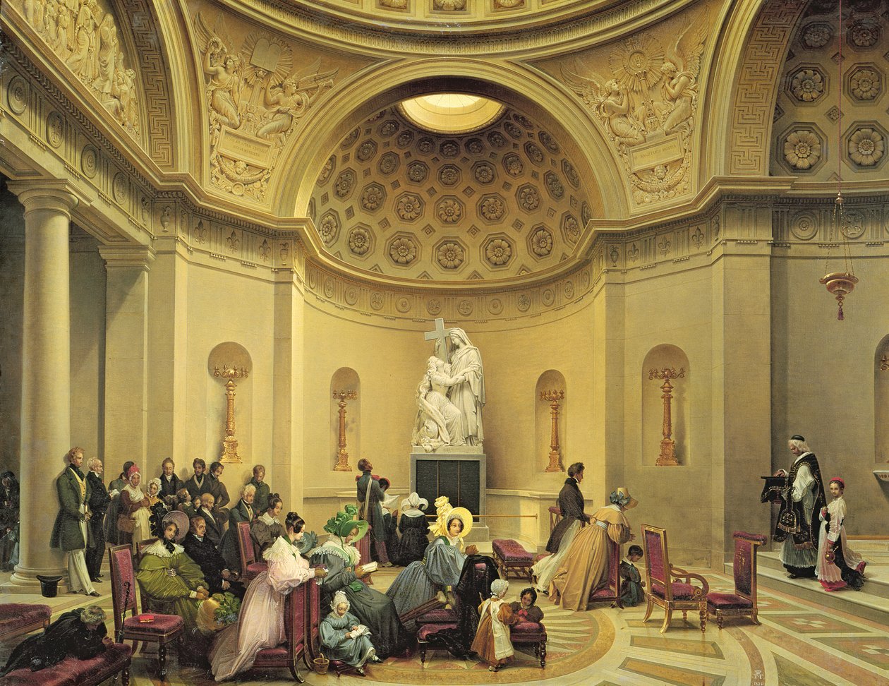 Messe i Forsoningskapellet, 1830-48 af Lancelot Théodore Turpin de Crissé de Crissé