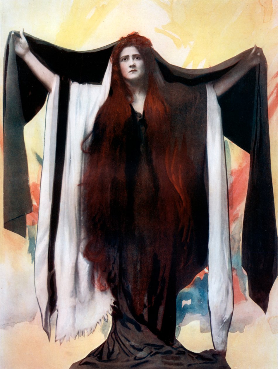 Maud Jeffries i Herodes, c1902. af Langfier Photo