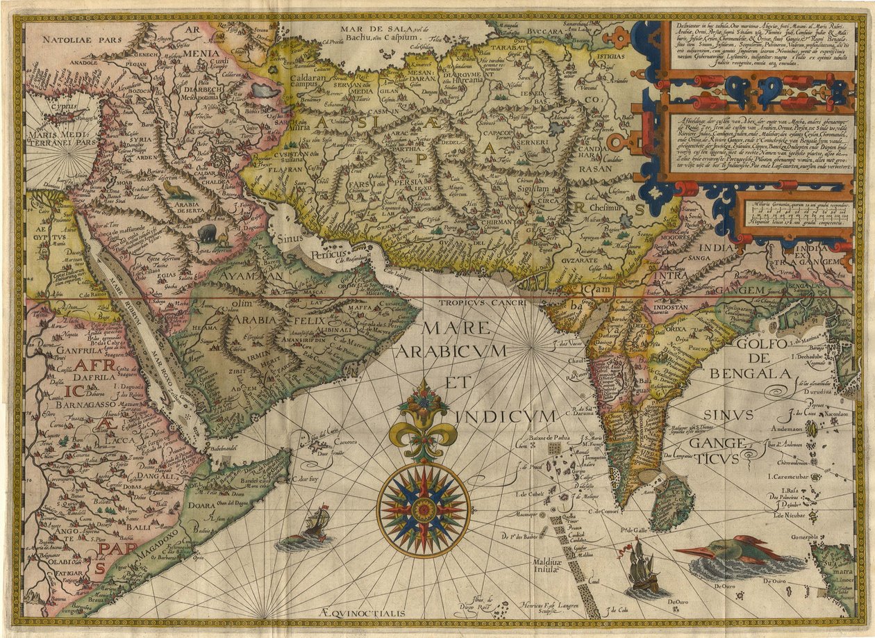 Deliniantur in hac tabula ... Afbeeldinge der - Produceret i Amsterdam af Langren Henricus