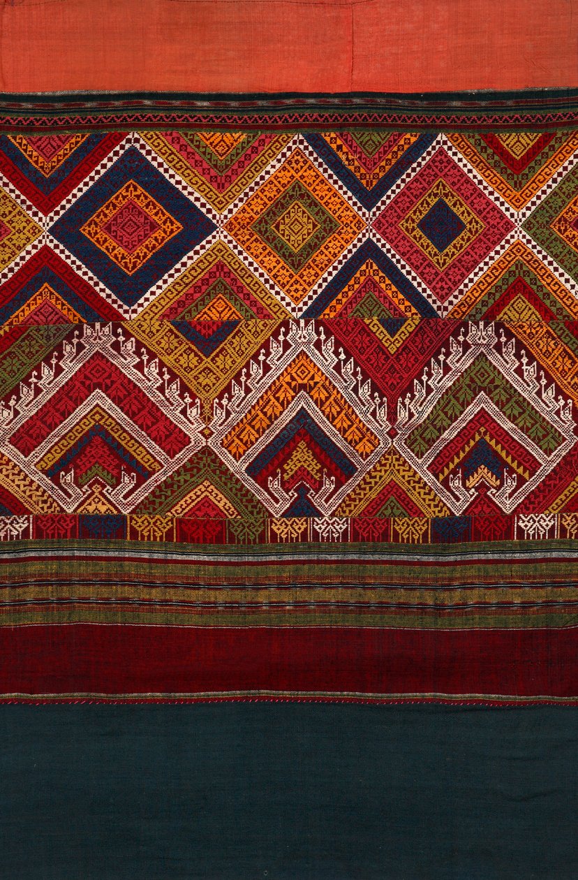Stofdesign (tekstil) af School Laotian