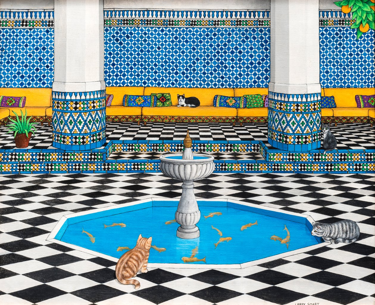 Cool Cats i Marrakech, 1993 af Larry Smart