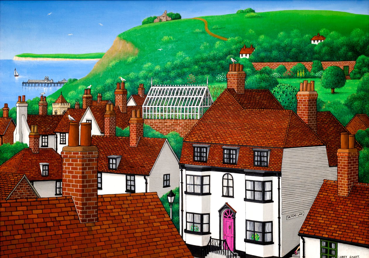Hastings Old Town, 2002 af Larry Smart