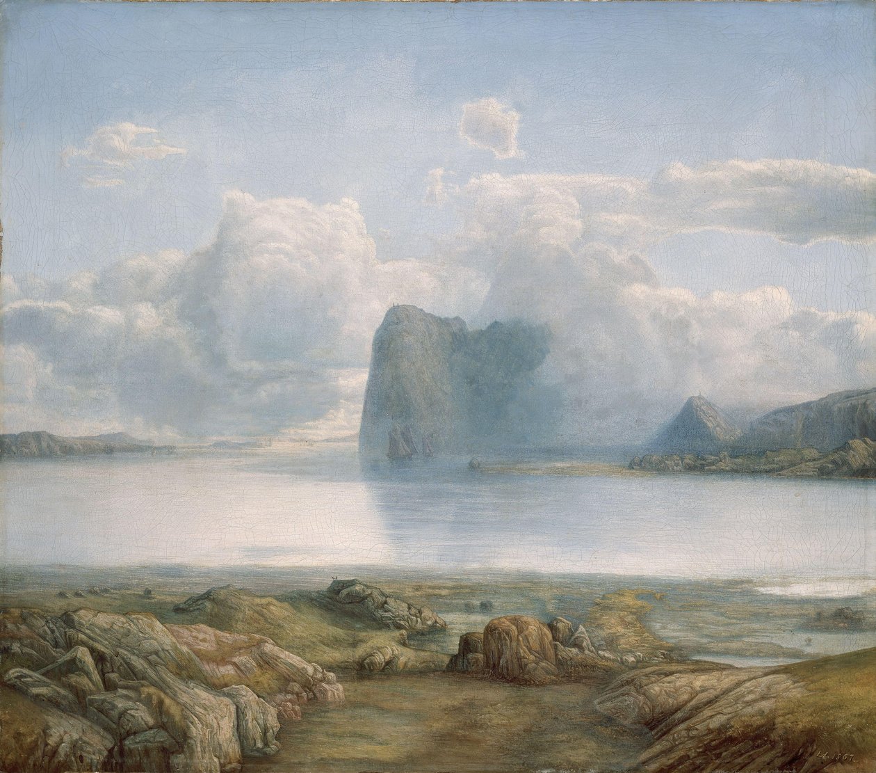 Øen Borgoya af Lars Hertervig