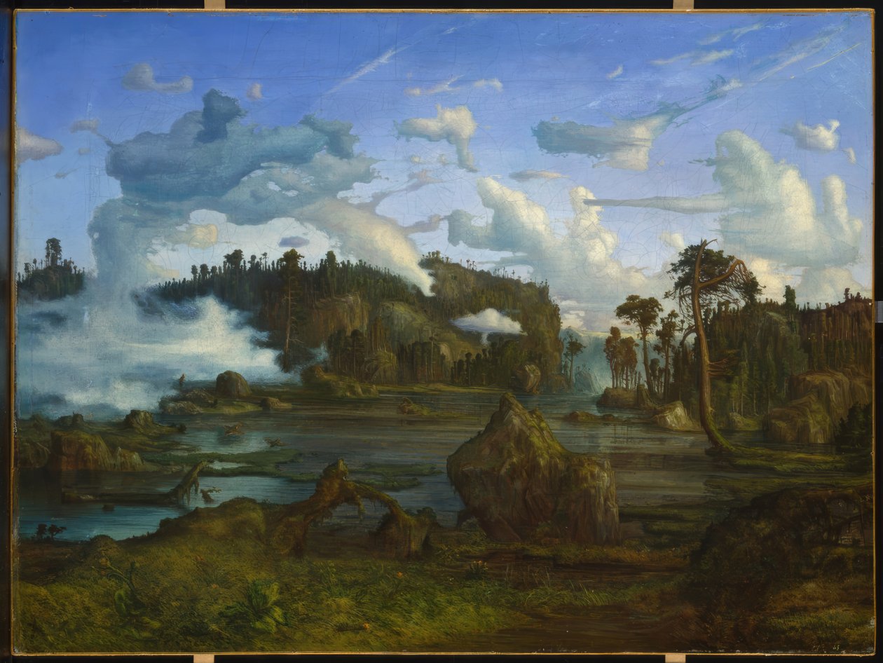 Skogtjern, fjeldsø af Lars Hertervig