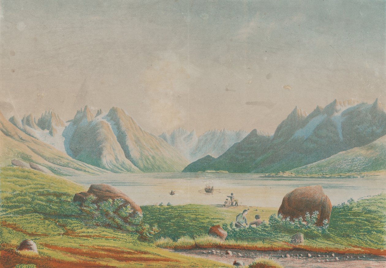 Kuggsuak søen ved Tasermiut, Grønland, af Lars Møller