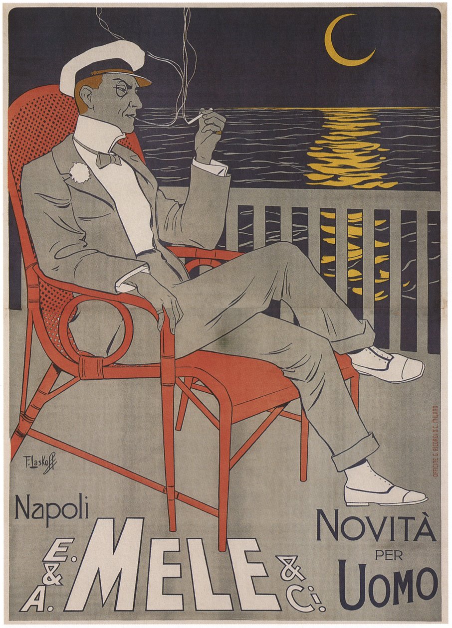 E. & A. Mele Ci., Napoli. Den nye mand, 1900 af Laskowski