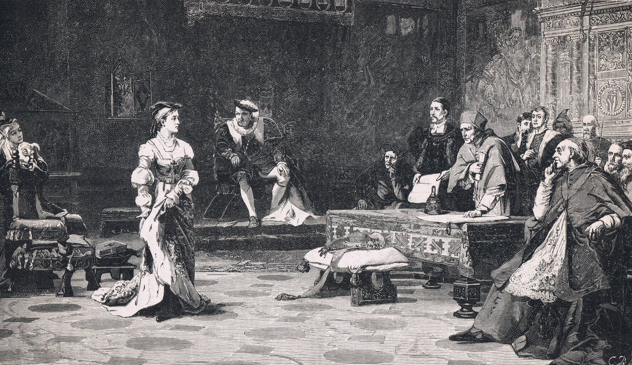 Retssagen mod dronning Catherine 1528 af Laslett John Pott