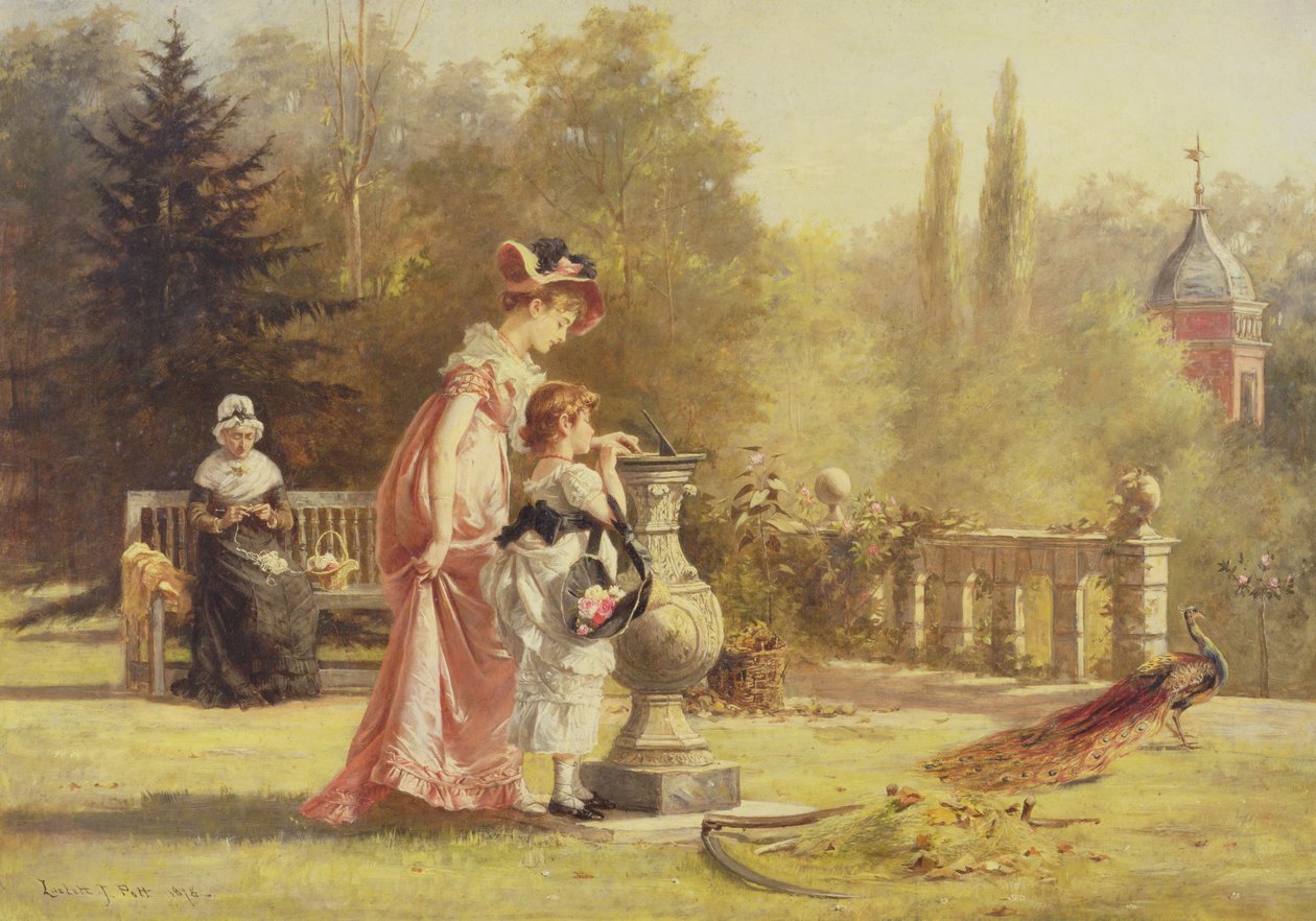 Livet er som et solur, 1878 af Laslett John Pott