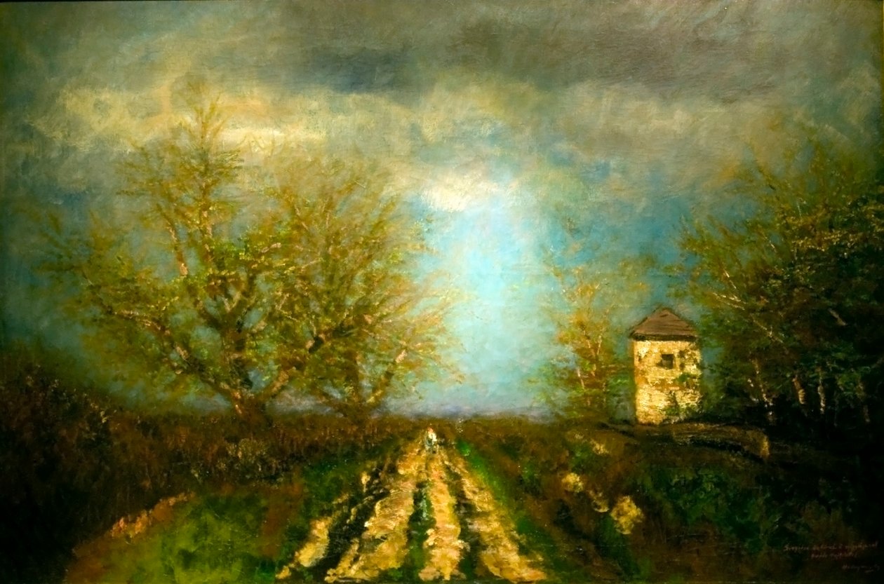 Oszi delutan English: Autumn Afternoon af Laszlo Mednyanszky