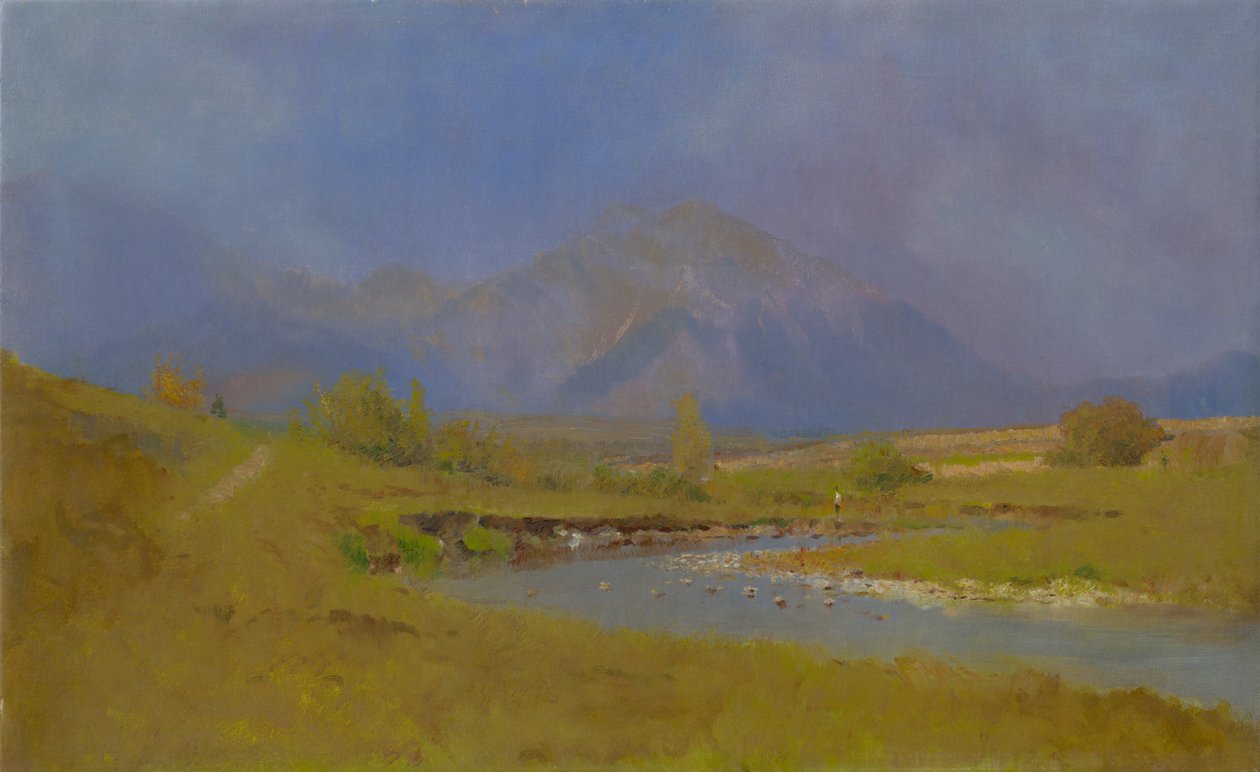 Podtatranska landskab efter forårsregn, 1878-79 af Laszlo Mednyanszky