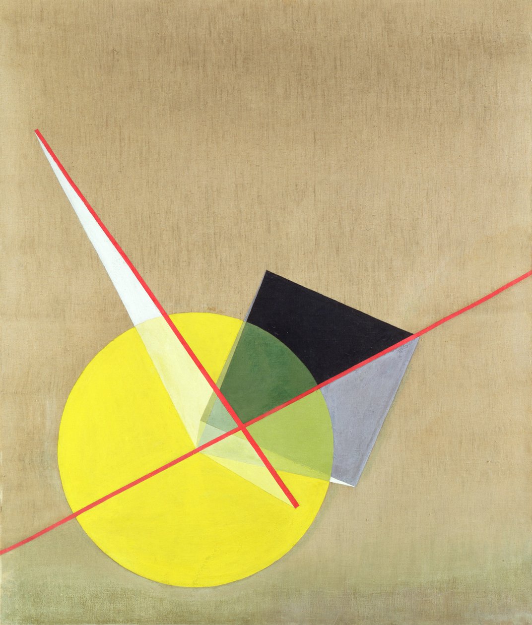 Gul cirkel af Laszlo Moholy Nagy