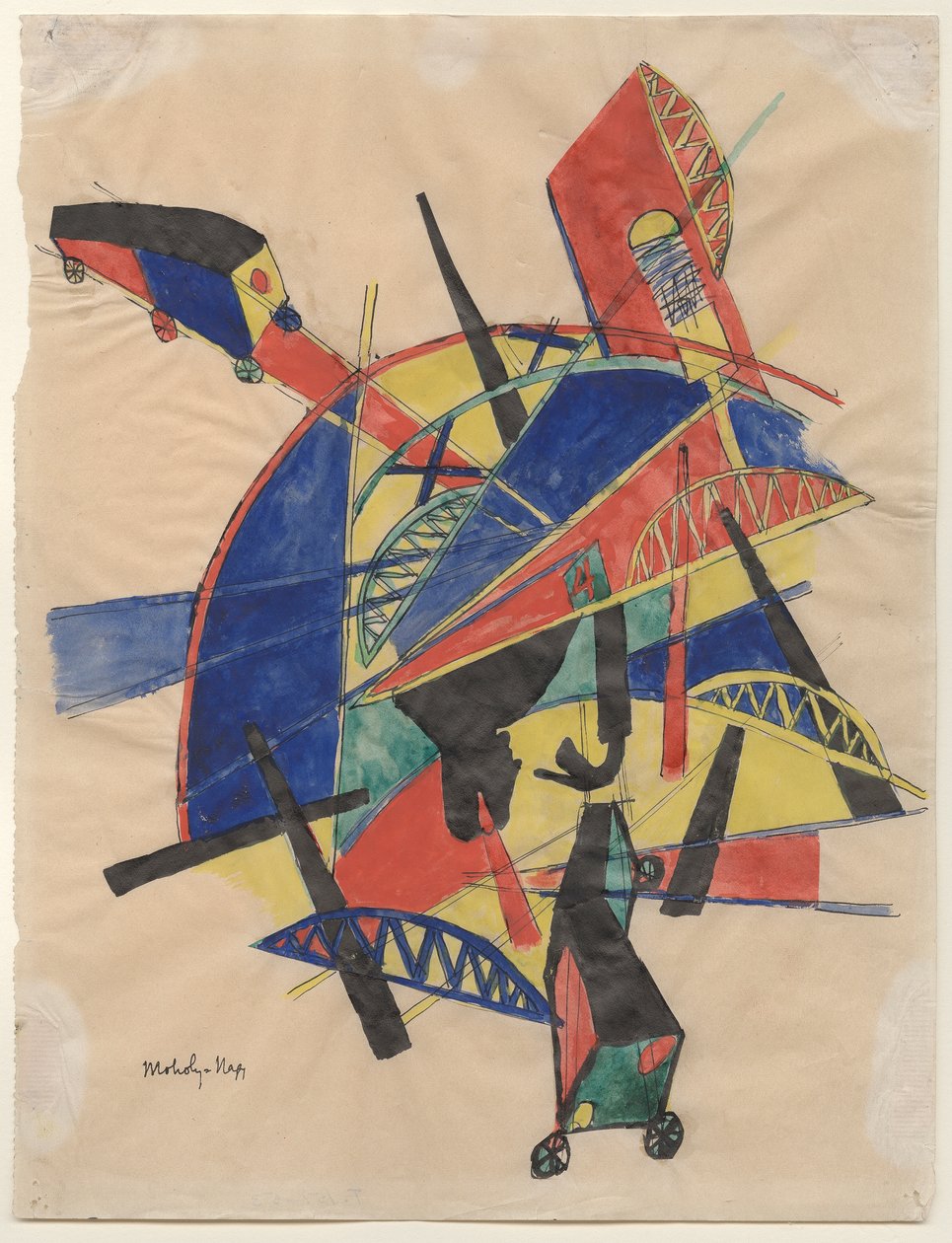 Broer, 1920-21 af Laszlo Moholy Nagy