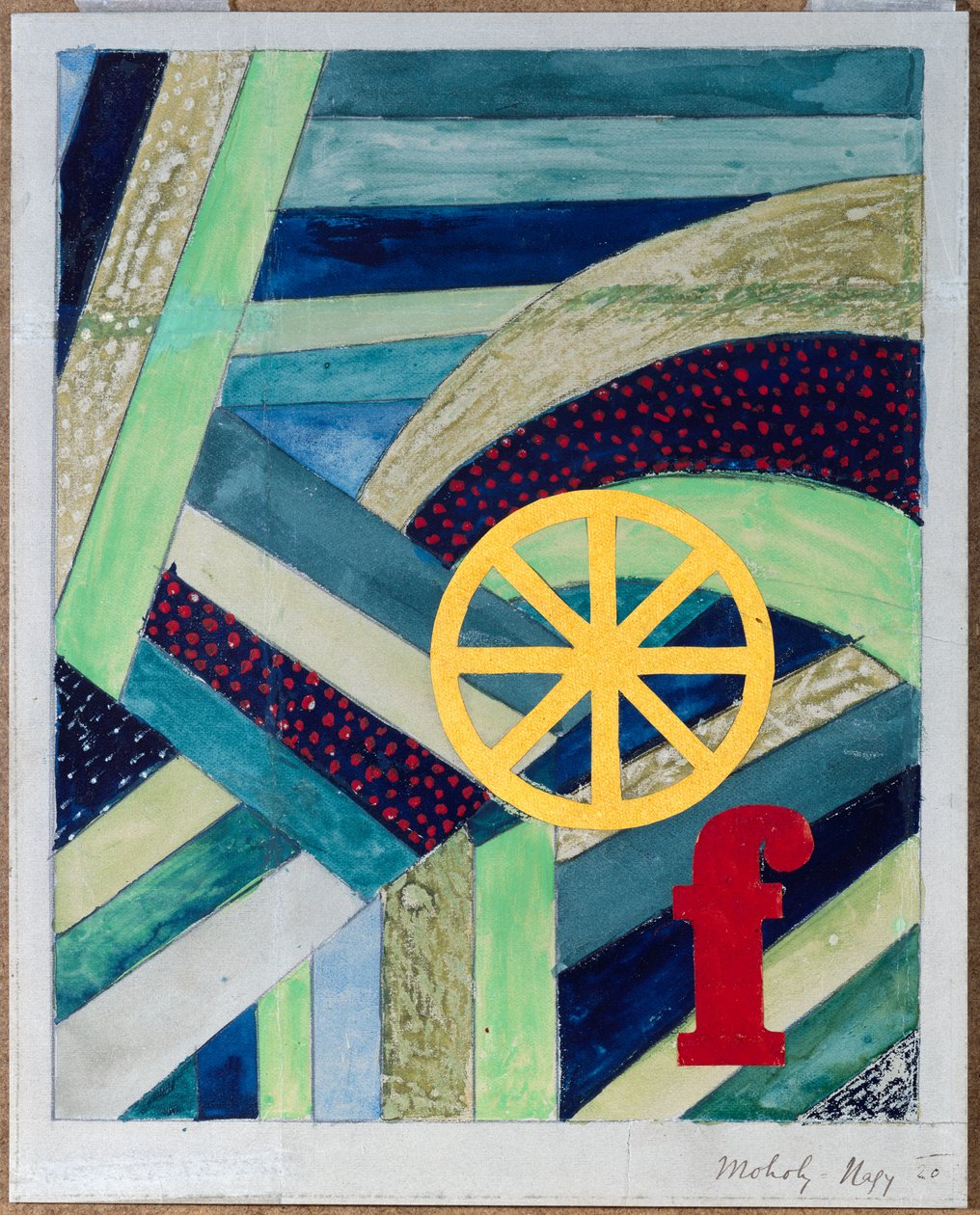 F i Feld, 1920 af Laszlo Moholy Nagy