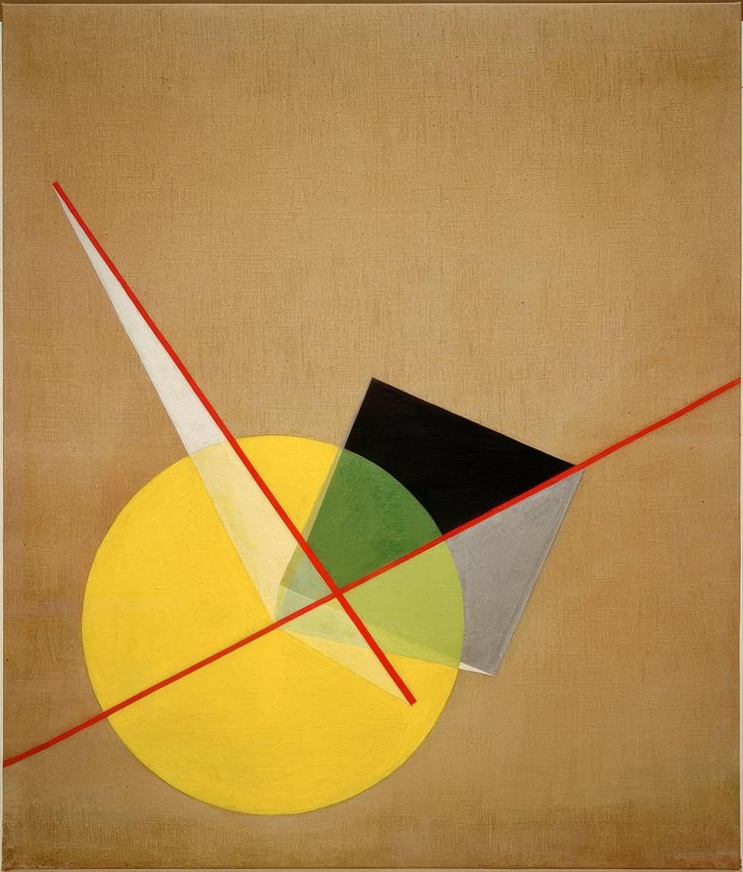 Gul cirkel af Laszlo Moholy Nagy