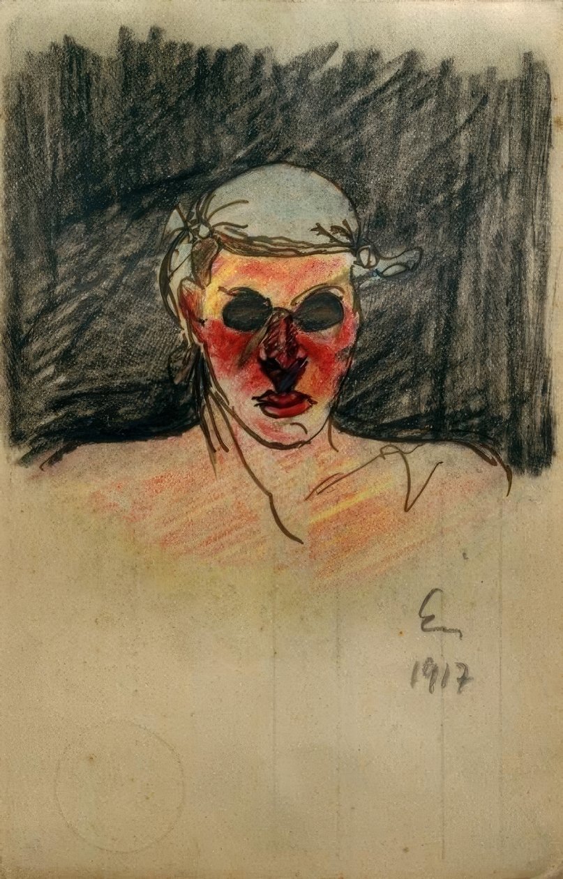 Jeg (som en såret mand) af Laszlo Moholy Nagy