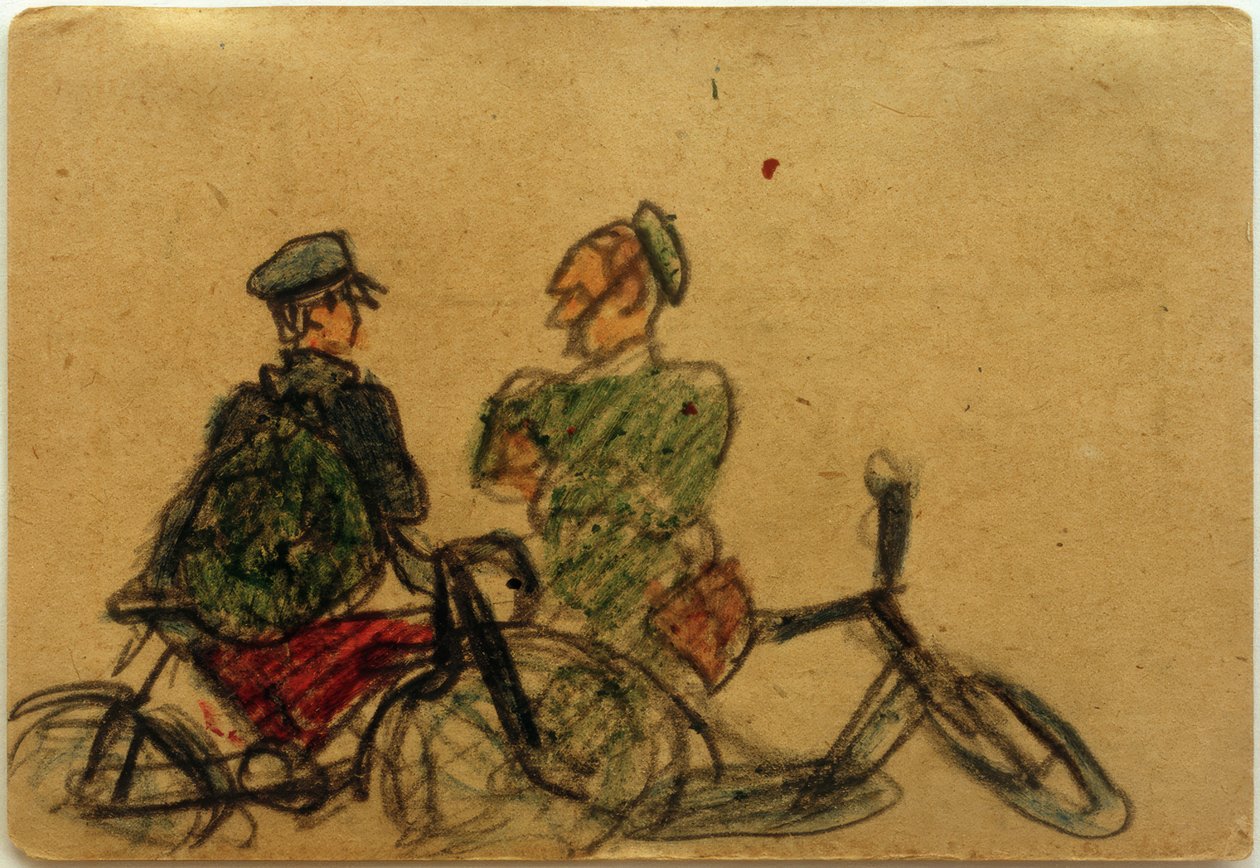 Uden titel (taler med cyklister) af Laszlo Moholy Nagy