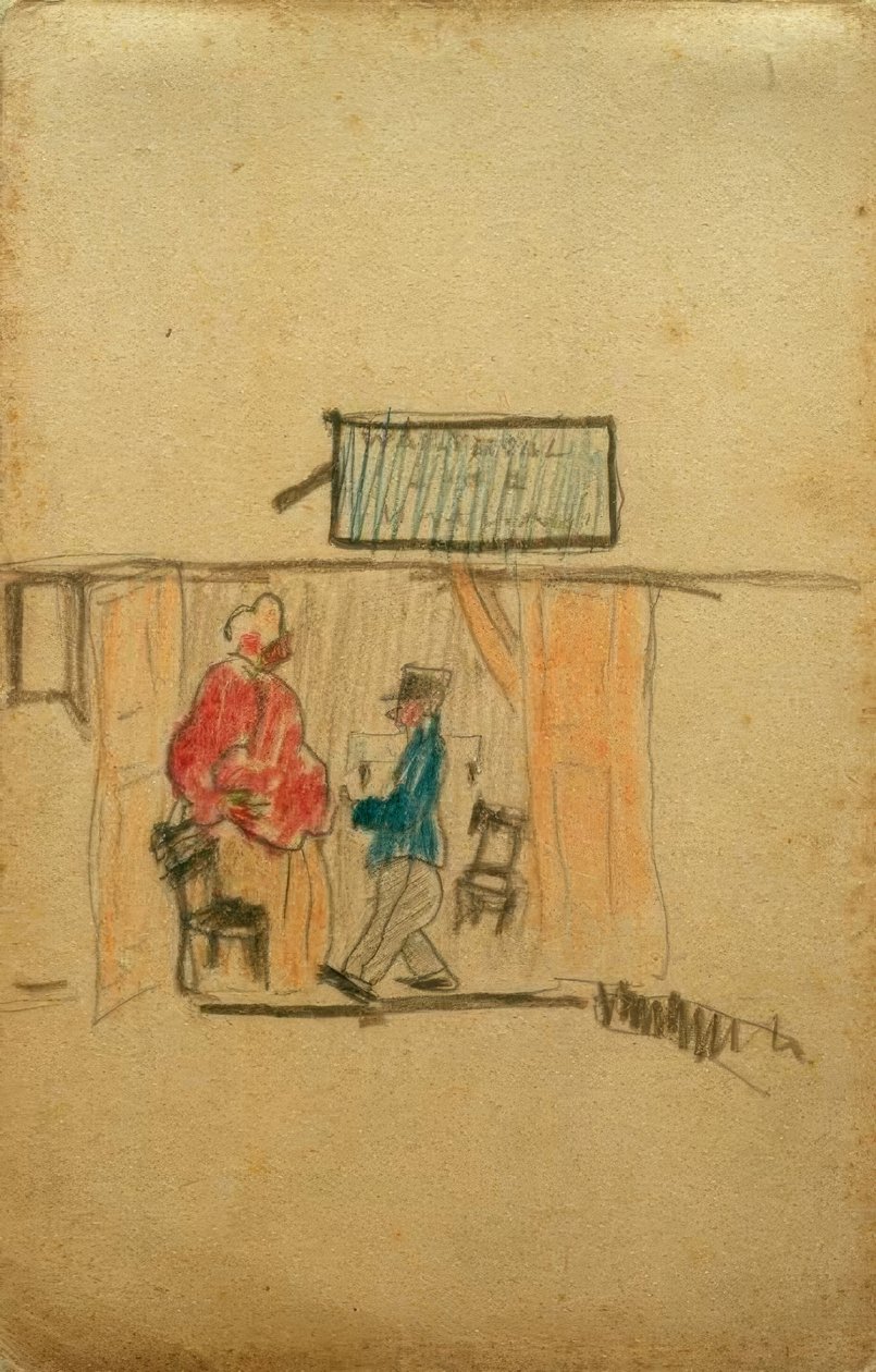 Uden titel (Soldat foran Puffmother) af Laszlo Moholy Nagy